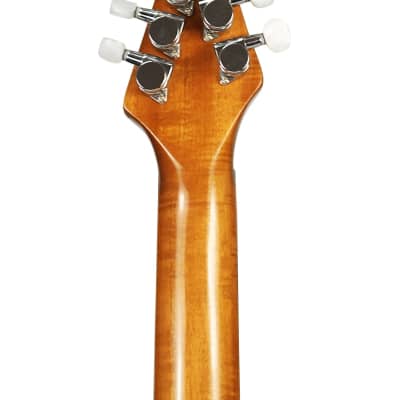 10S Custom Spring BH - 5A Quilt Maple/Figured Mahogany Electric Guitar 2018 Aquamarine Burst image 6