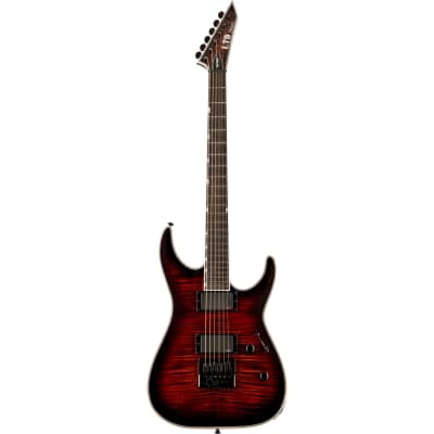 ESP LTD MH-1000ET Evertune Electric Guitar, Dark Brown Sunburst image 5