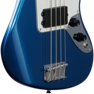 Squier Affinity Jaguar Bass H Electric Bass,  Maple Fingerboard, Lake Placid Blue image 4