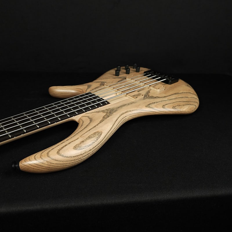 F Bass BN5 5 String Bass 2-Piece Natural Ash Body Ebony Fingerboard