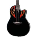 Ovation Standard Elite Series Deep Contour Acoustic-Electric in Black C2078AX-5