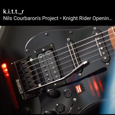 K.I.T.T-R Mod Fender® Stratocaster Black, The Knight Rider Strat image 4