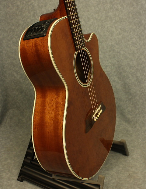 Takamine EF261 SAN Acoustic/Electric Guitar with Case | Reverb