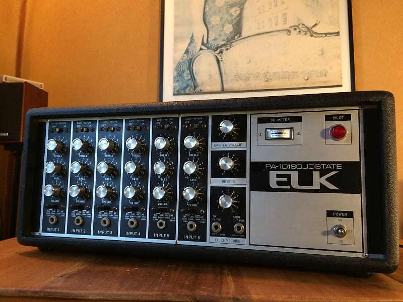 ビンテージ ELK PA-101 SOLIDSTATE PA機器 パワードミキサーアンプ 