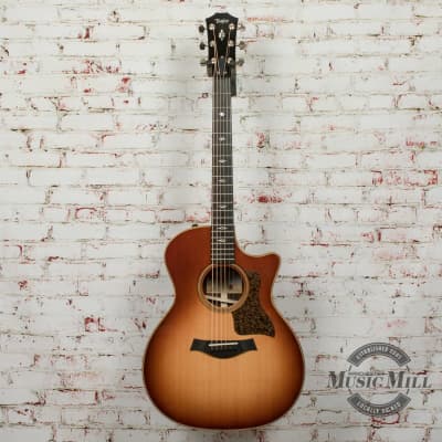 Taylor 714ce V-Class Acoustic/Electric Guitar  Western Sunburst x0056 image 2