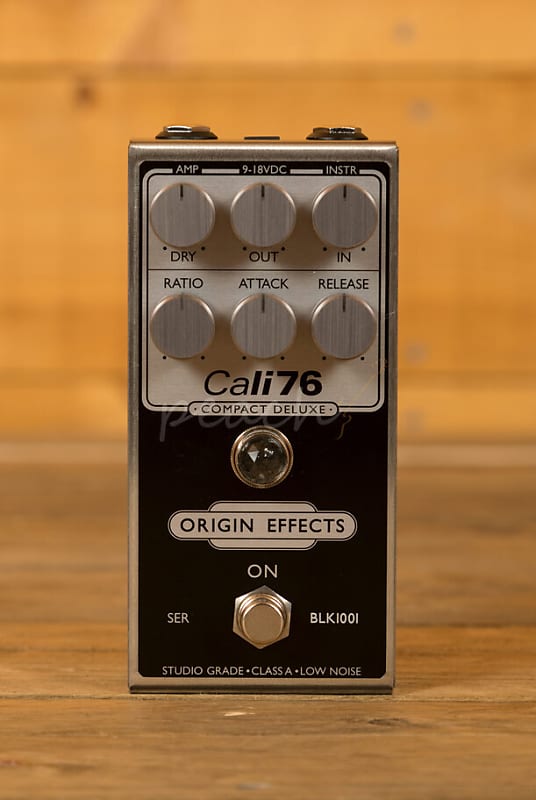 Origin Effects Compression Pedals | Cali76 Compact Deluxe - Inverted Black