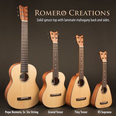 "Minuet" XS Soprano  ukulele- Solid Mahogany- Romero Creations- Dani Joy Music image 11