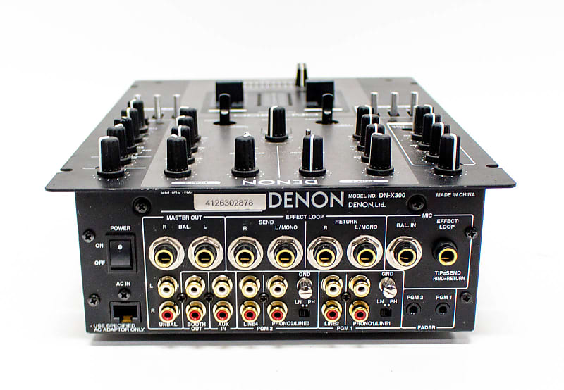 Denon DN-X300 Professional 2-Channel DJ Mixer with Power