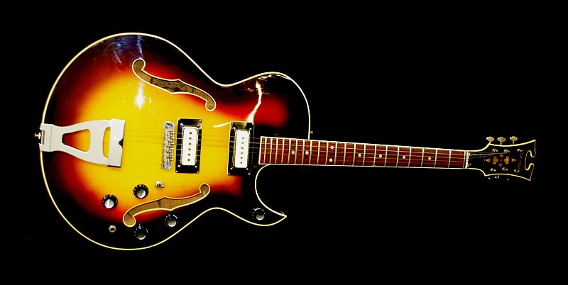 【残りわずか】 Standel 430-S 1967 Sunburst. RARE. Like ES-335. Beautiful 弦楽器