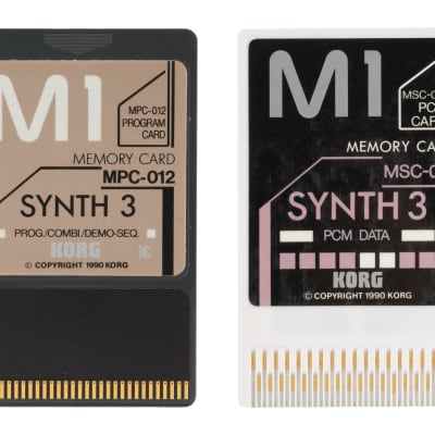 Korg MPC-012 + MSC-012 Data Card Bundle for M1