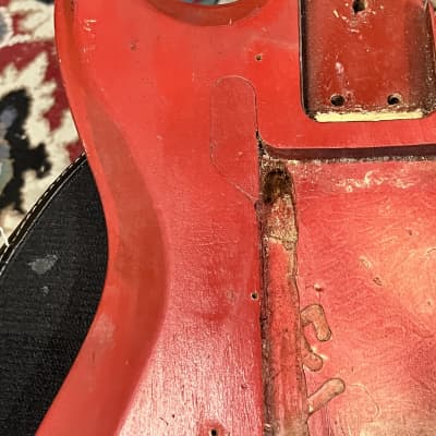 Hagstrom II electric guitar body project 1960s image 3