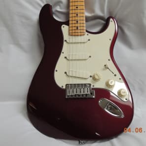 Fender Stratocaster Plus Strat Plus 1989 Maroon electric guitar original W/OHSC. image 10