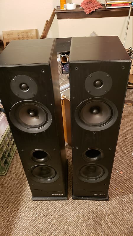 Wharfedale   Emerald EM 97 MK IV Black factory finish looks great on these. image 1