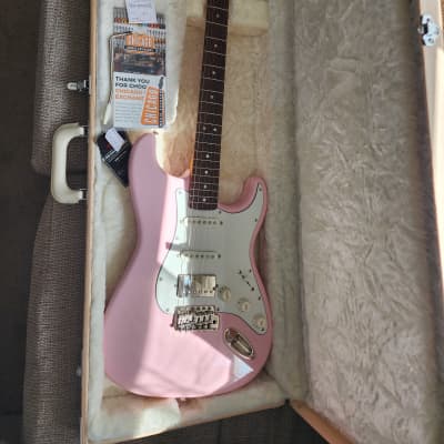Squier Classic Vibe '60s Stratocaster HSS 2023 - Shell Pink w/ OHSC image 5