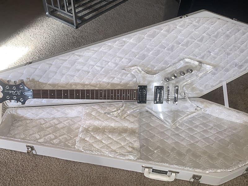 Clear Acrylic BC Rich Warlock Reverb