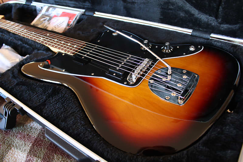 Fender Blacktop Jazzmaster 2010 w/StayTrem & SKB Case Reverb