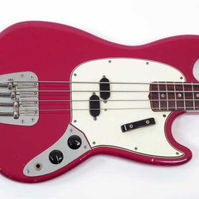 Fender Mustang Bass 1966 Dakota Red ~ Early First Year Example image 4
