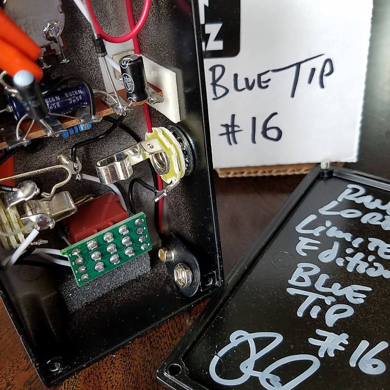 Jext Telez Range Lord Blue Tip Mullard OC44 2019 Edition/25 Bass Heavy  Rangemaster Overdrive Pedal