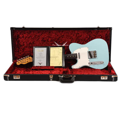 Fender Custom Shop 1961 Telecaster "Chicago Special" LEFTY Relic Super Faded/Aged Daphne Blue (Serial #R110825) image 9