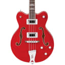 Gretsch G5442BDC Electromatic Hollow Body 30.3" Short Scale Bass - Transparent Red