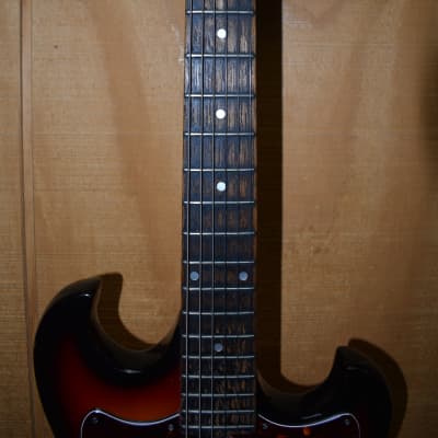 Teisco Global 1960's Electric Guitar Sunburst image 4