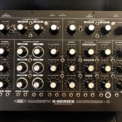 Macbeth Micromac-D X-Series Analog Voltage Controlled Desktop Synth - Eurorack - Very Rare - UK Made image 3