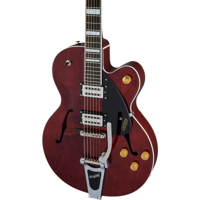 Gretsch Guitars G2420T Streamliner Single-Cutaway Hollowbody Electric Guitar With Bigsby Walnut Stain image 5