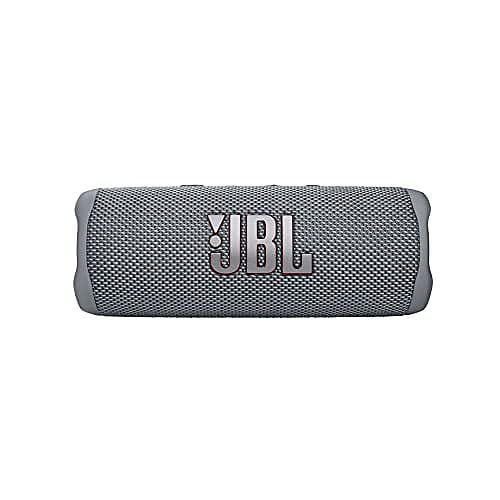 JBL Flip 6 - Portable Bluetooth Speaker, Powerful Sound and deep bass, IPX7 Waterproof, 12 Hours of Playtime, JBL PartyBoost for Multiple Speaker Pairing, Speaker for Home, Outdoor and Travel (Grey) image 1