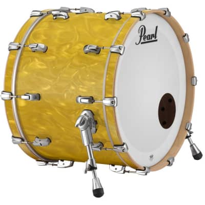 Pearl Music City Custom 24"x14" Reference Series Bass Drum w/BB3 Mount MATTE WHITE MARINE PEARL RF2414BB/C422 image 25