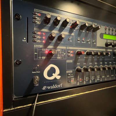 Waldorf Q Rackmount Synthesizer RARE - Blue (Serviced)