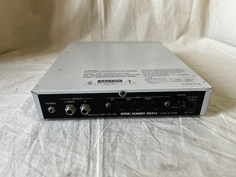 AKAI SG01v Vintage Sound Module New internal battery!! w/ power supply