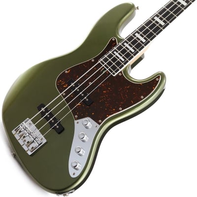 Moon JB-248OX Jazz Bass Ash Body, Natural w/ Bartolini XTCT