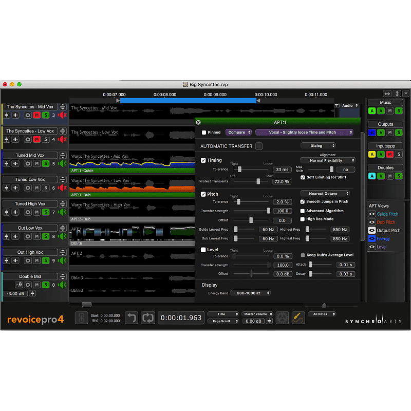 Synchro Arts Revoice Pro 4 Upgrade from Revoice Pro 3 Audio Alignment (Download/Activation Card) image 1