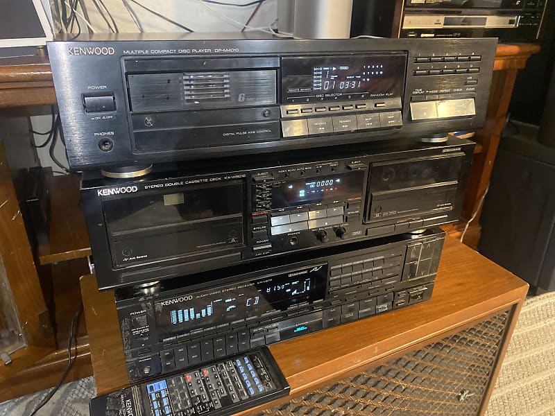 Kenwood receiver/cd/deck cassette Kxw8010  			