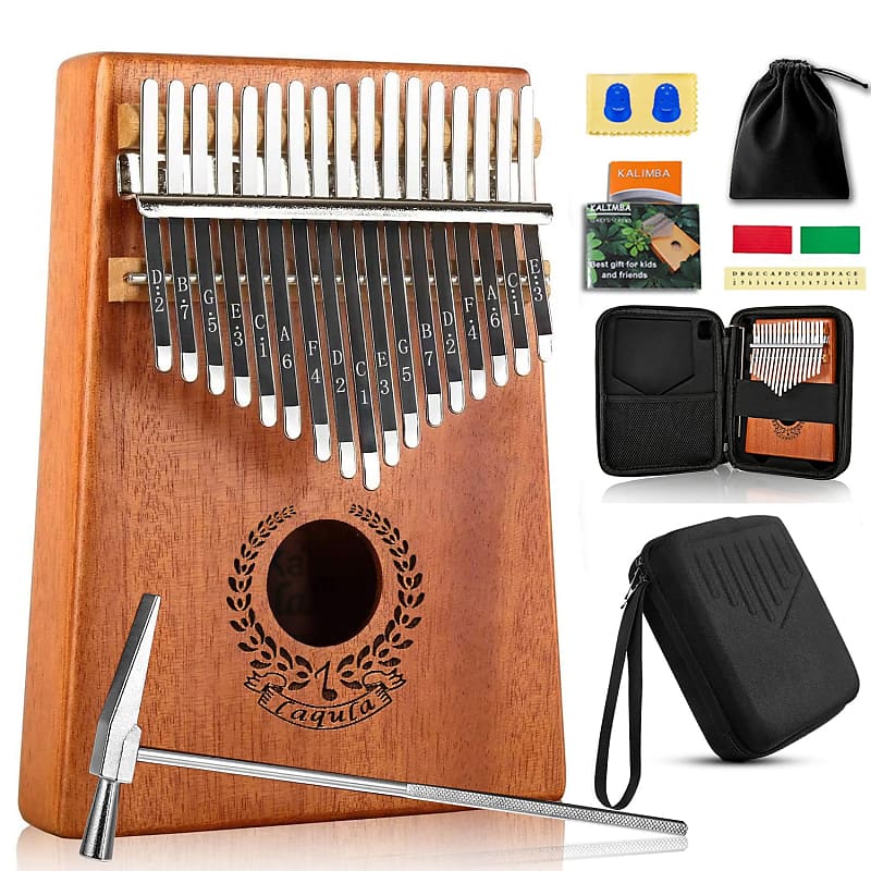 Kalimba Thumb Piano, Horse Finger Piano 17 Keys Start Kits Musical  Instrument Gift for Kids Adult (17 Keys Kalimba)