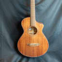 Breedlove Wildwood Concertina CE Natural cutaway/electric all mahogany acoustic guitar.