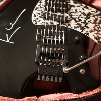 Klein Custom Electric Guitar 1991 Steinberger TransTrem Black image 4