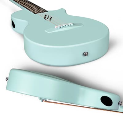 Enya Nova Go Carbon Fiber Acoustic Guitar Blue (1/2 Size) image 7