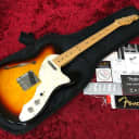 Good Fender Mexico Electric Guitar 69 Telecaster Thinline 3CS 60th Sunburst Soft Case Used in Japan