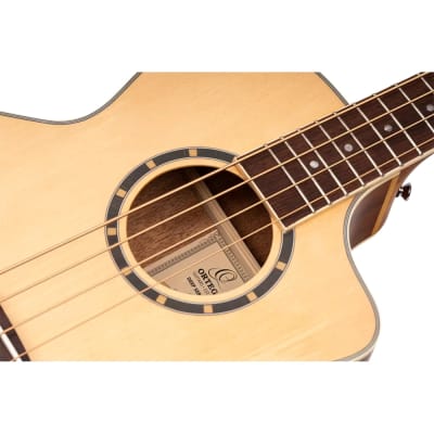 Ortega Deep Series Medium Scale Acoustic-Electric Bass image 10