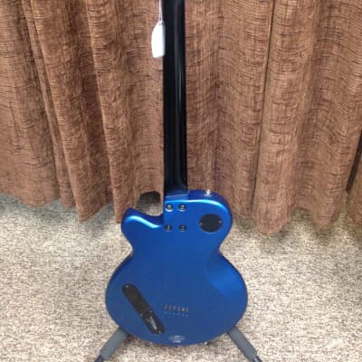 Yamaha  AES 820 D6 Drop 6 Baritone Electric Guitar Blue image 8