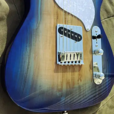 EAllen Guitars T-style  2023 Ombre Blue Burst image 1