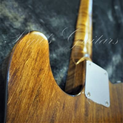 Walla Walla Guitar Company Maverick Vintage wood Johnnie Walker 2017 image 13