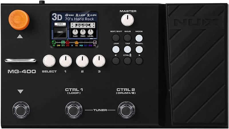 NUX MG-400 Multi Effects Pedal, Amp Modeling, 512 samples IR image 1
