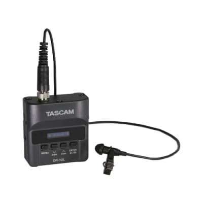 Tascam DR-10L Micro Linear PCM Digital Audio Recorder with Lavalier Mic image 1