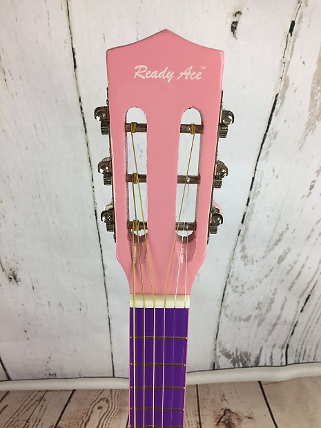 Ready Ace AG 36P Pink Lilac 3 4 Size Guitar