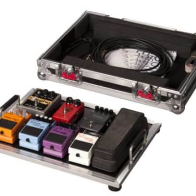 Gator Small tour grade pedal board and flight case for 8-10 pedals. Removable 17"x11" pedal board surface G-TOUR PEDALBOARD-SM image 5