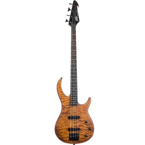 Peavey Millennium 4 AC TGE BXP 4-String Active Electric Bass Guitar Transparent Tiger Eye Quilted Maple