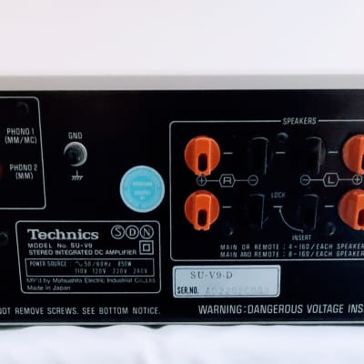 Monster Technics SU-V9 Integrated Amplifier, Professionally Serviced image 6