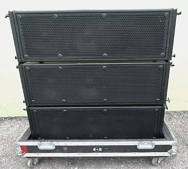 Meyer Sound M2D Powered Curvilinear Array Speaker W/Case (LOT OF 3)THS